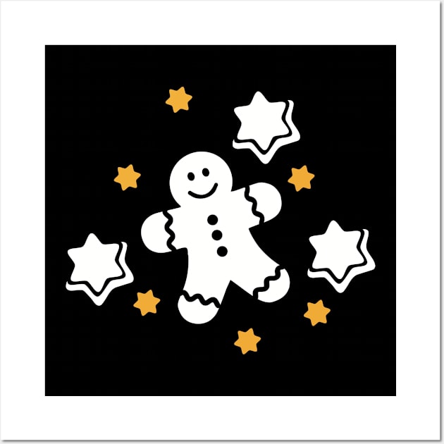 Lebkuchen Gingerbread man Wall Art by Designzz